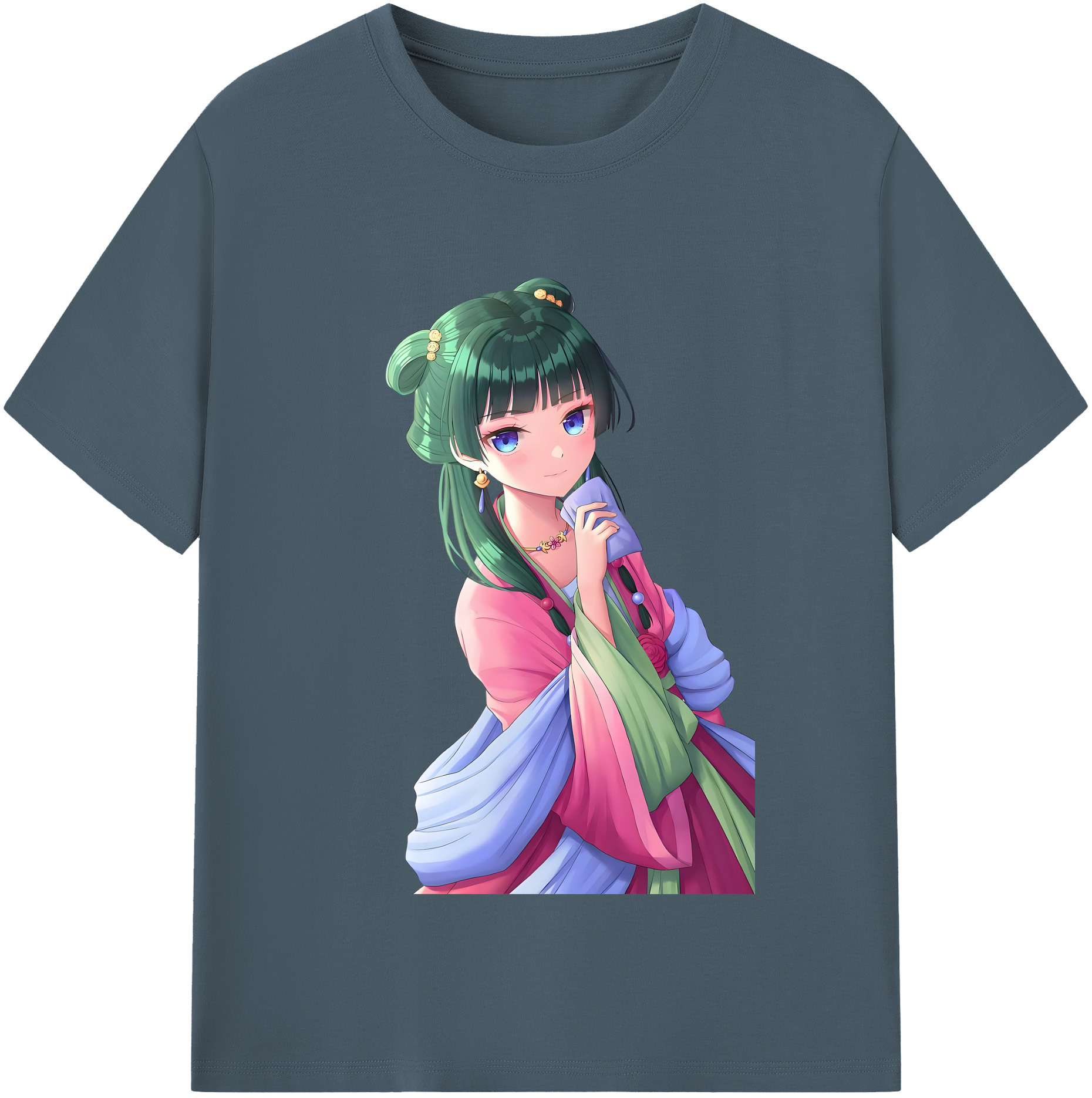 （画像用） 薬屋のひとりごと The Apothecary Diaries 綿100％半袖Tシャツ（フロントプリント）